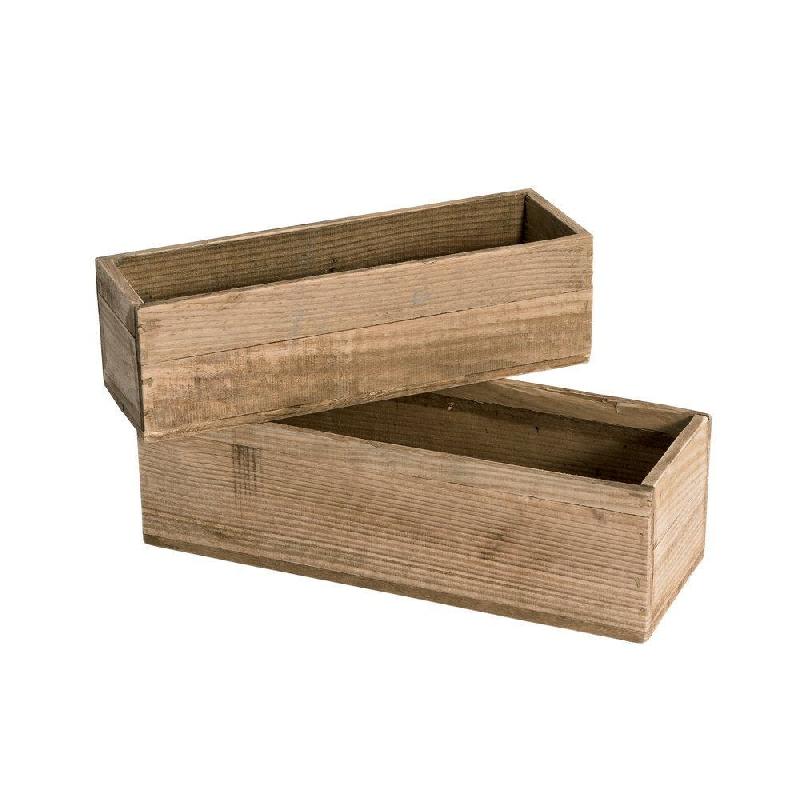 Présentoirs Westside - 9,5x36x14,2cm et 7,8x34x12,2cm - Set de 2 - Couleur Miel - Pin massif_1