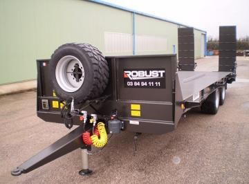 Remorque RP24 avec rampes de chargement hydrauliques