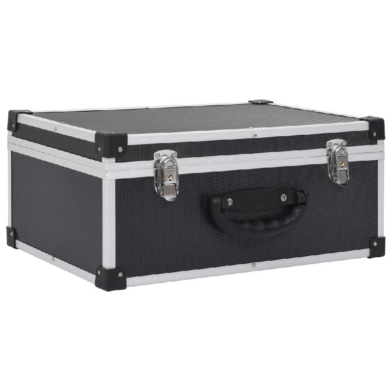 vidaXL Etui de CD pour 60 CD Boîte de Rangement de CD Boîtier Coffre de Rangement de CD Bac de Rangement Boîte pour Stockage Aluminium ABS Noir vidaXL Etui de CD pour 60 CD Boîte de Rangement de CD Boîtier Coffre de Rangement de CD Bac de Rangement Boîte pour Stockage Aluminium ABS Noir