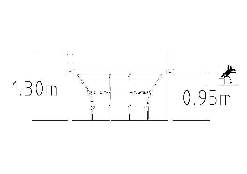Jeu de grimpe en robinier - réf 8061272 - Hags - tranche d'âge 3 à 12 ans - 22 m² de zone de sécurité_1
