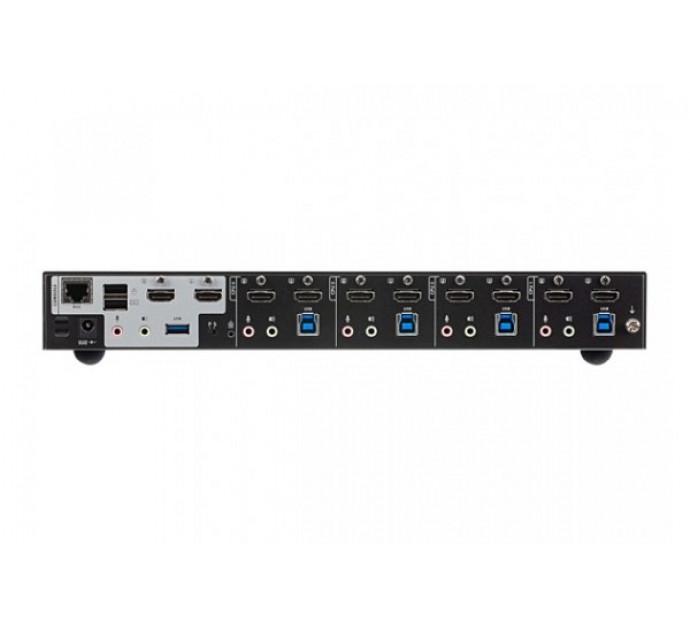 Aten CS1844 - Commutateur KVM double écran HDMI 4K/USB 3.0 4 ports + audio - Réf. 261844_1