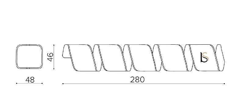 Banc d'accueil ADN - True Design - 5 places_1