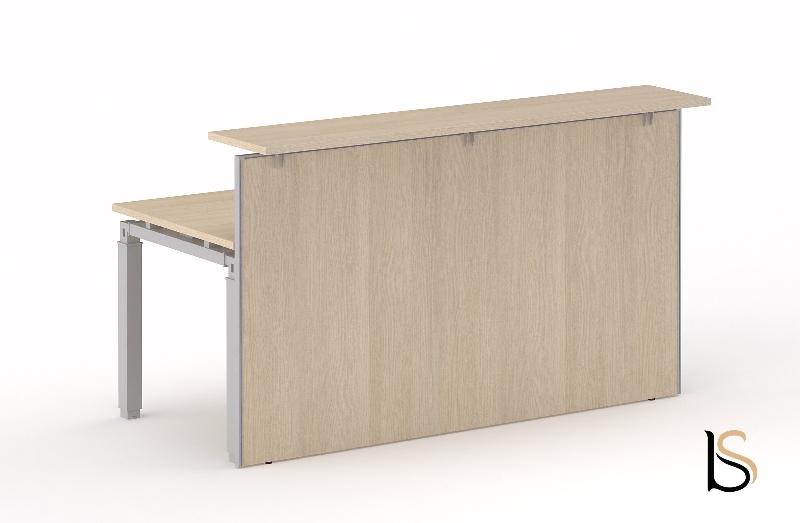 Banque d'accueil droite ROCK Arche - Mobel Linea. - 80, Blanc_1