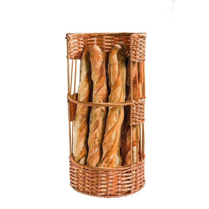 Fournil rond en polypropylène - couleur miel - Ø27x52cm - hygiénique et solide_1