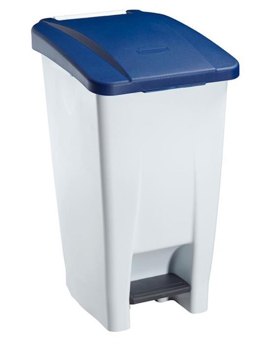 Poubelle Mobily - Couvercle de couleurs - 60, 80 et 120 Litres - Plastique polyéthylène vierge haute densité - Méthode HACCP - Fabrication Française_1