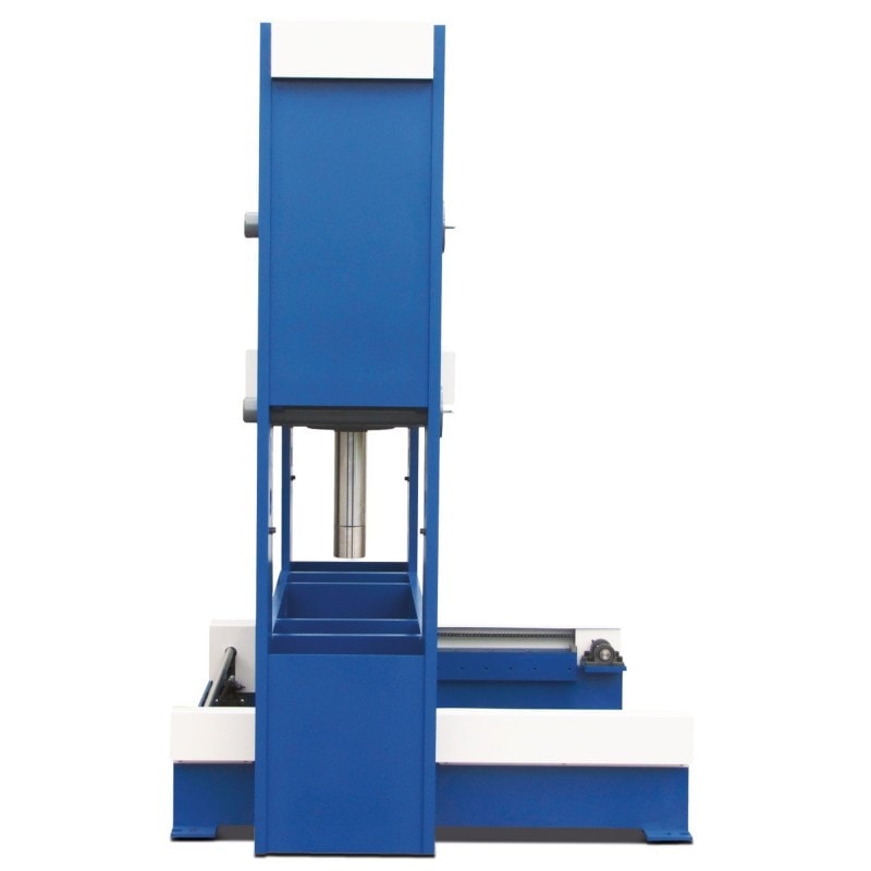 Presse motorisée hydraulique Metallkraft WPP 200 RT - 4053200 avec table mobile pour pièces lourdes_1