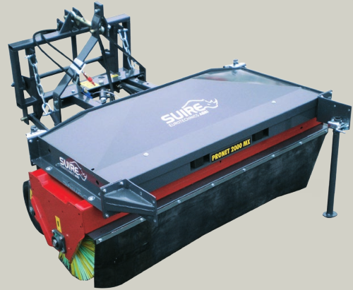 Balayeuse PRONET adaptée pour chargeurs et télescopiques