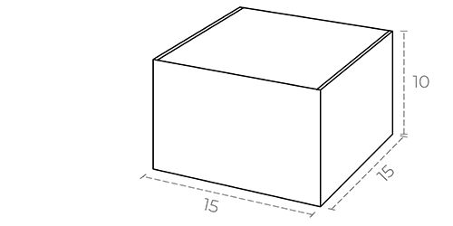 Boîte cadeau FEFCO 427 - Boîte d'expédition personnalisée - Smartpack - 16,6×15,6×10,3 cm - Micro-cannelure 1,6 mm_1