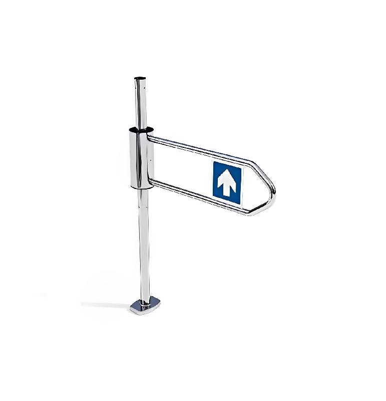 Portillon mécanique - Ouverture Simple - INOX - Bras de 700mm - Dispositif anti-panique - Fabriqué en France_1