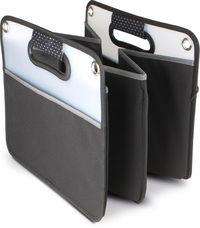 Sac rangement pour coffre - polyester 600D - 2 compartiments pliants - Réf: KI0507 - Marque Kimood_1