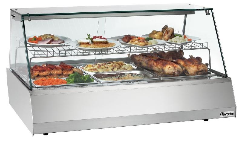 Vitrine réfrigérée 3/1 gn, verre plat - bartscher_1