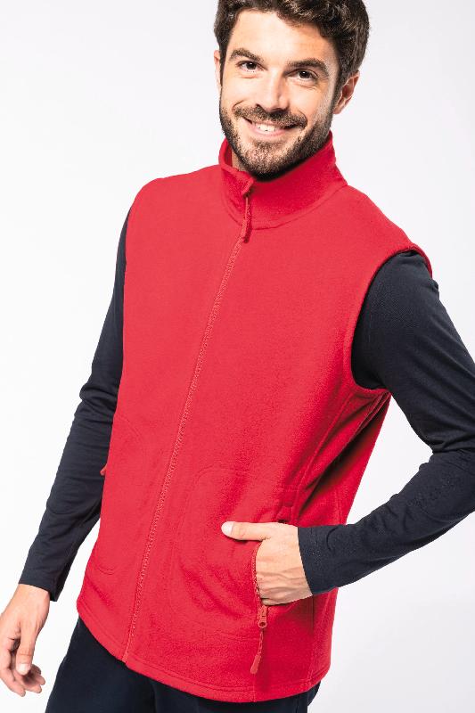 Bodywarmer micropolaire écoresponsable unisexe - Kariban - Réf : K9120 - 100% polyester recyclé, coupe droite, avec poches zippées_1