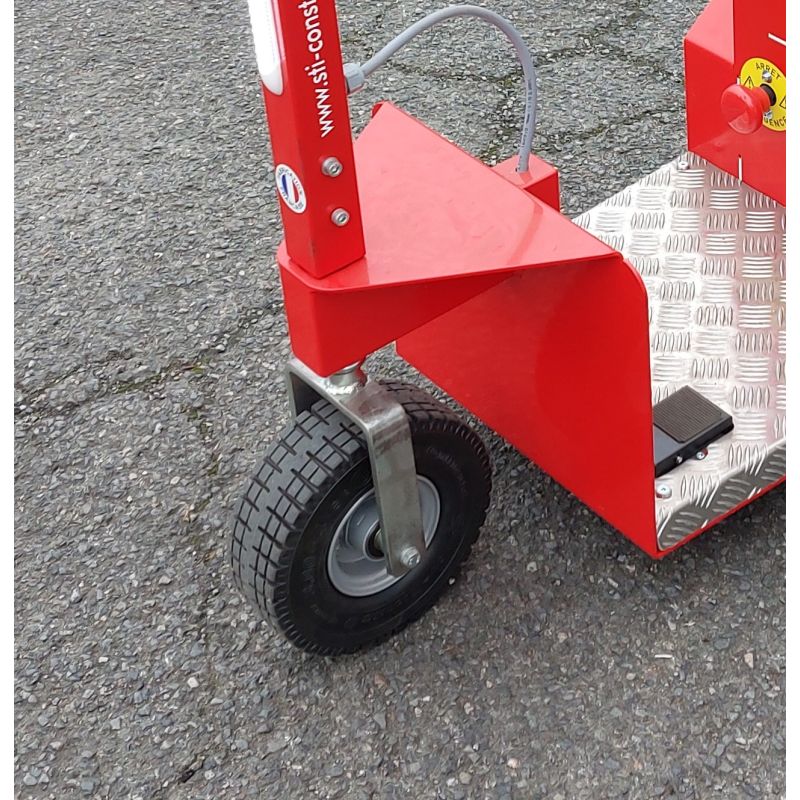 Tracteur autoporté Imove 400 AD - STI constructeur pour déplacer des chariots et matériels sur roues jusqu'à 700 kg sur terrain plat_1