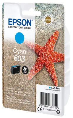 Epson Singlepack Cyan 603 Ink_1