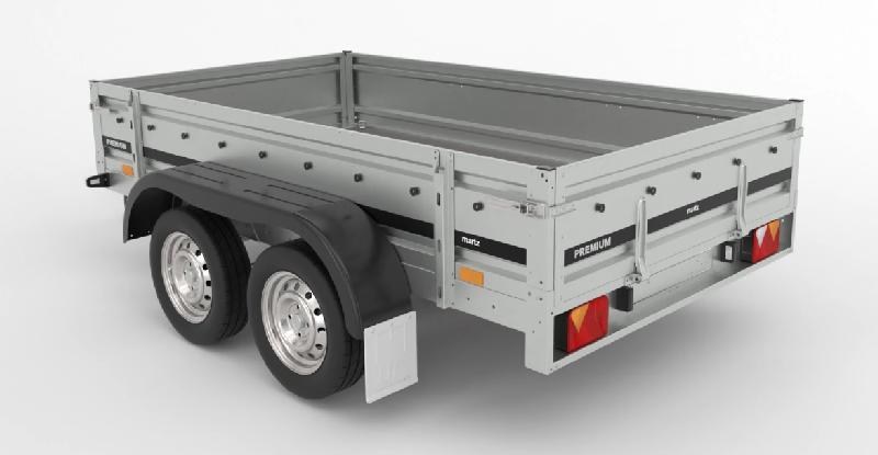 Remorque bagagère freinée - 2,65 X 1,50 M - 2000kg - MARTZ PREMIUM + 265/2_1