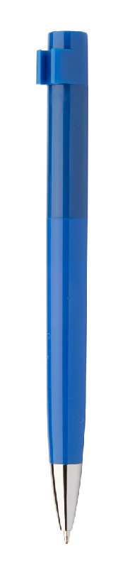 Stylo à bille en plastique - clip sur mesure - encre bleue - marquage UV LED inclus_1