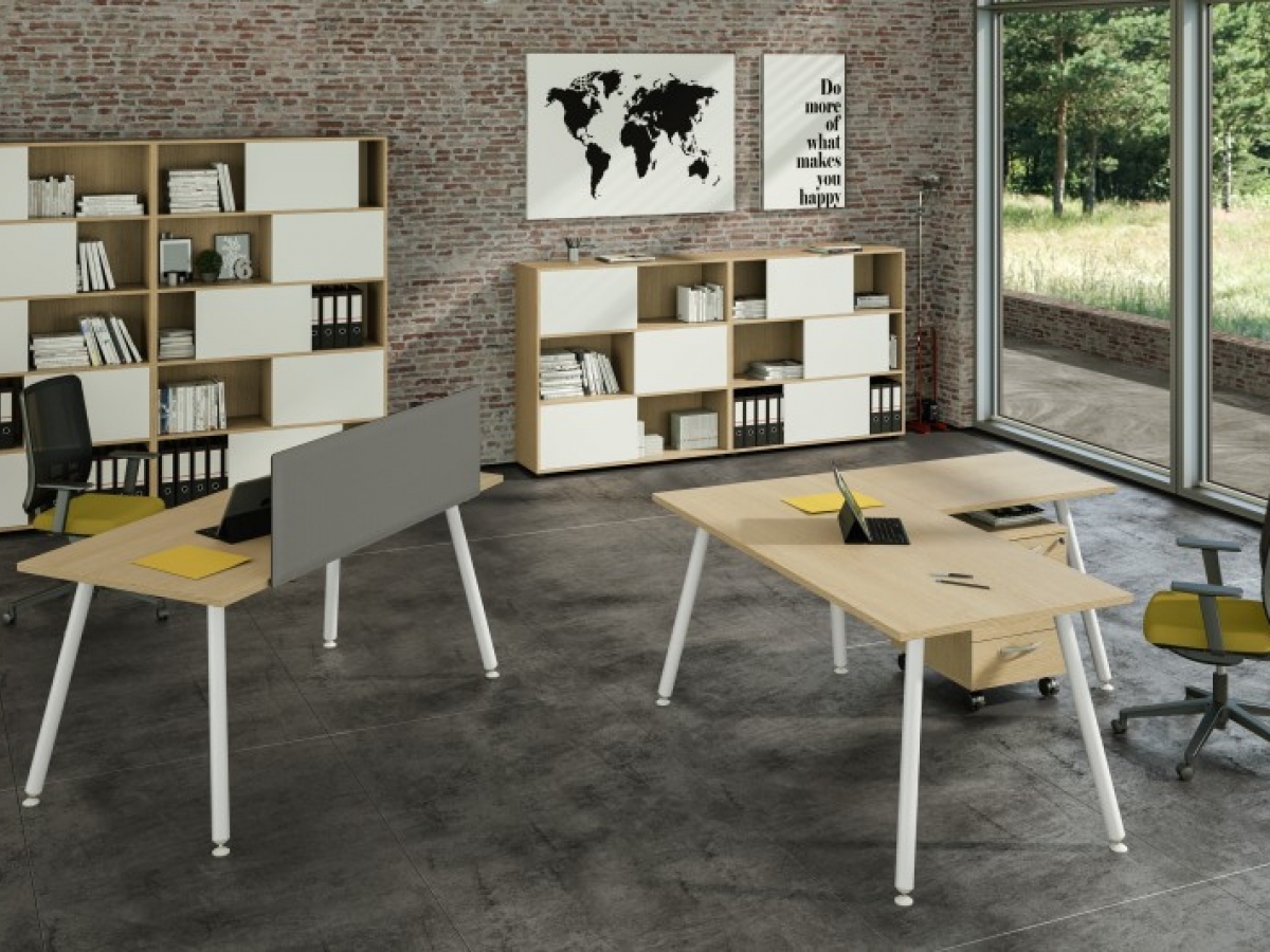 Bureau d'angle de direction EASY - design épuré et contemporain, livraison rapide_2