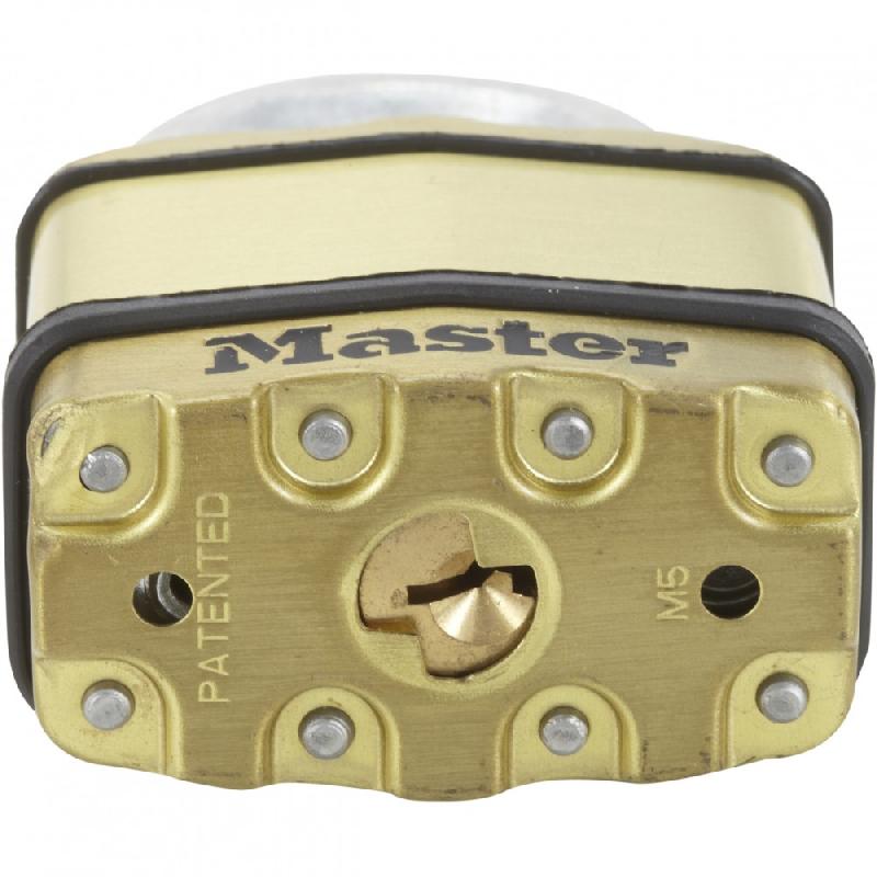 Cadenas à clé MASTER LOCK - acier laminé - anse endurcie - haut niveau de sécurité - garantie 75 ans_1