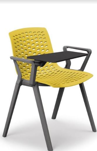 Chaise LUX n°20 - polypropylène avec fibre de verre - empilable par 7 - usage intérieur et extérieur_2