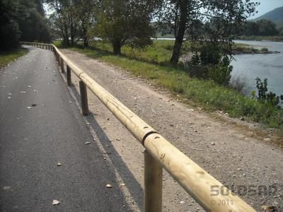 Clôture basse - modèle Dinard - mixte bois métal traité autoclave classe 4_1