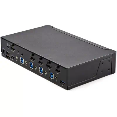 Commutateur KVM HDMI à  4 Ports - Moniteur Unique 4K 60Hz Ultra HDR - Commutateur KVM de Bureau HDMI_1
