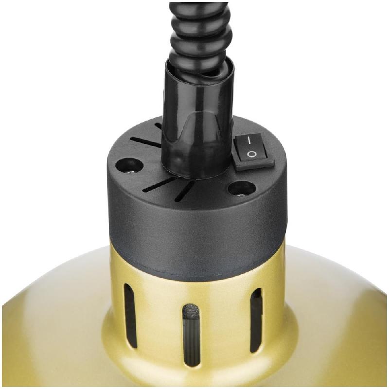 Lampe chauffante dôme rétractable Buffalo finition dorée | Buffalo - DY462_1
