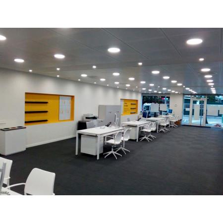 Luminaire encastré au plafond Calypso IP44 LED SMD 25W 3000K - Blanc - Marque Indeluz_1