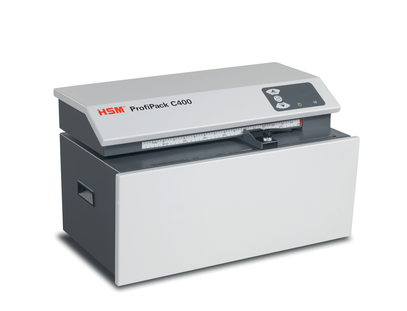 Machine de matelassage pour emballage HSM ProfiPack C400 - réglage du rembourrage et fonctionnement continu_1