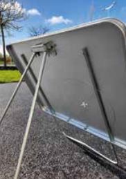 Panneau de signalisation type KC1 RB - disque rotatif des distances 100 à 900 m - panneaux 800x600 mm et 1600x1200 mm_1