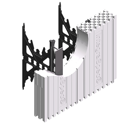 Panneau standard coffrage isolant - integraspec - l122xl6,35xh31,12cm_1