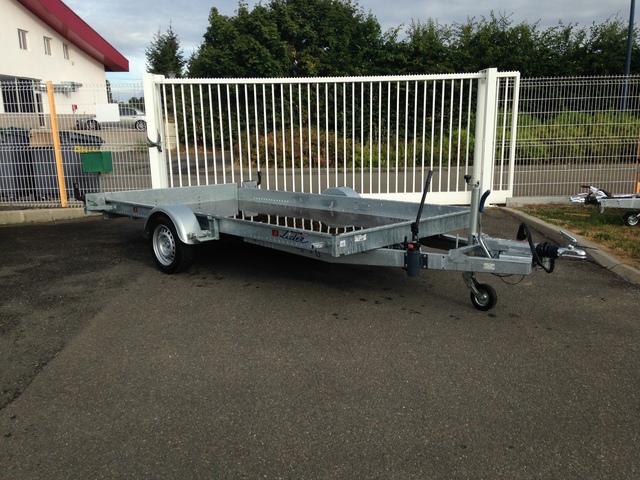 Remorque porte-engins lider 1.5t, 3.5m - 1 essieu_1