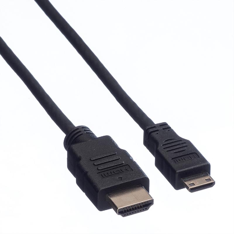 Value câble hdmi high speed avec ethernet, hdmi m - mini hdmi m, 2 m_1
