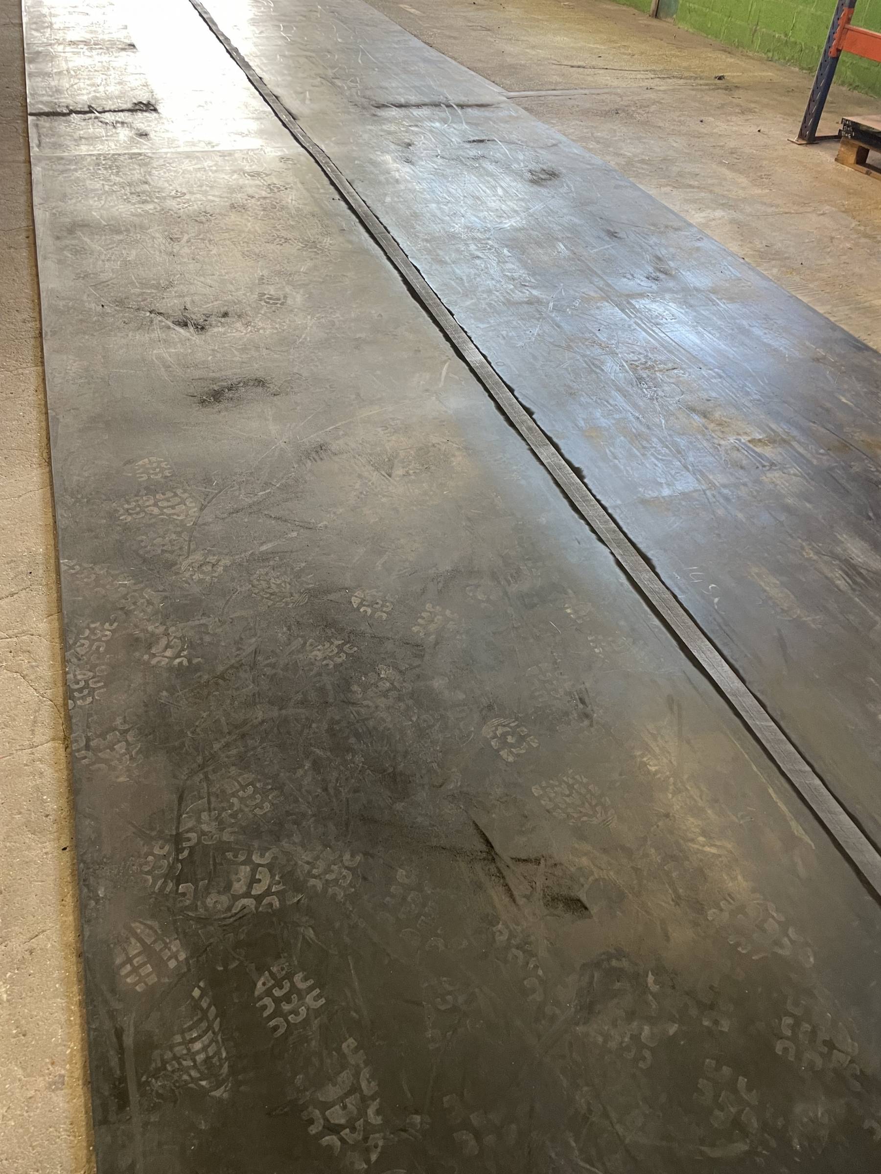 Bande transporteuse sur-mesure - jonction longitudinale - largeur 2800 mm - pour extracteur à plat de grandes dimensions - MTCP_1