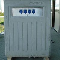 Borne en béton de distribution d'énergie pour aires d'accueil - MANOL - configuration sur-mesure_1