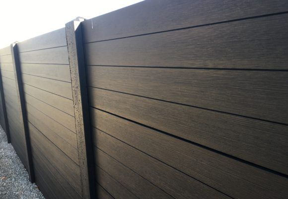 Clôtures en béton mur plein strié - BVN - ciment brut à lasurer - poids départ 65 à 95 kg_1