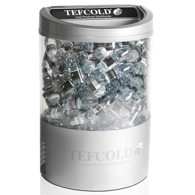 Refroidisseur de canettes Gris RAL9006 - 103 L | Tefcold - VOC100_1