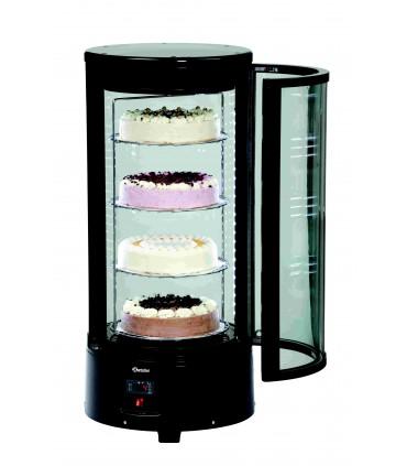 Vitrine réfrigérée avec éclairage led enclenchables séparément, pour une présentation parfaite des gâteaux, tartes ou snacks froids - réf. 700207g bartscher_1
