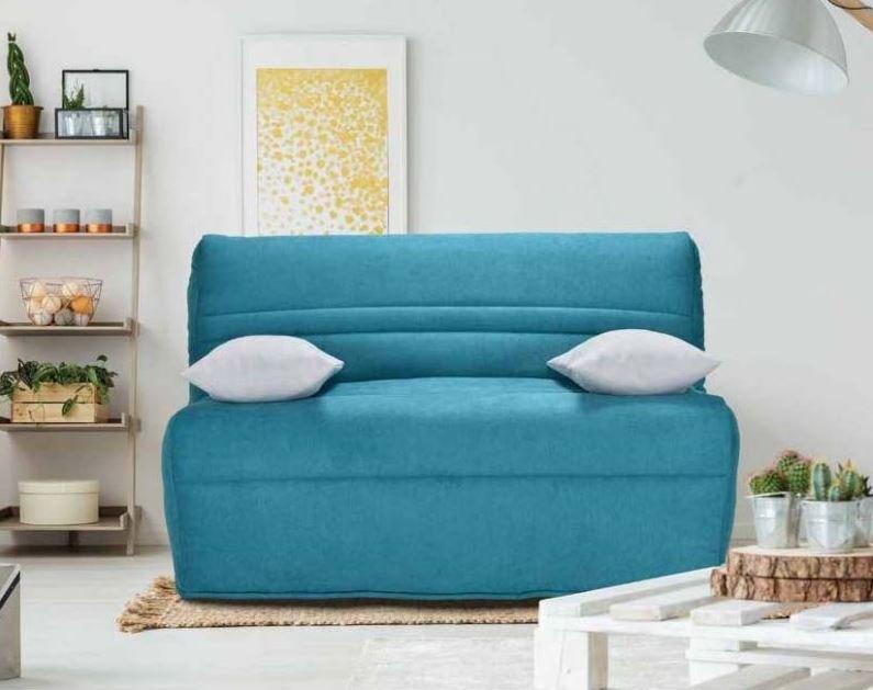 Banquette BZ CARINA convertible 140x190 cm - Matelas SOFACONFORT 15 cm - Fabrication française_1