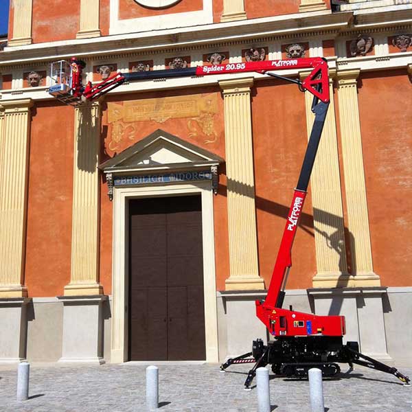Nacelle araignée sur chenille performante et légère, capacité de charge de 230kg avec une hauteur de travail de 19.40m - SPIDER 20.95_1