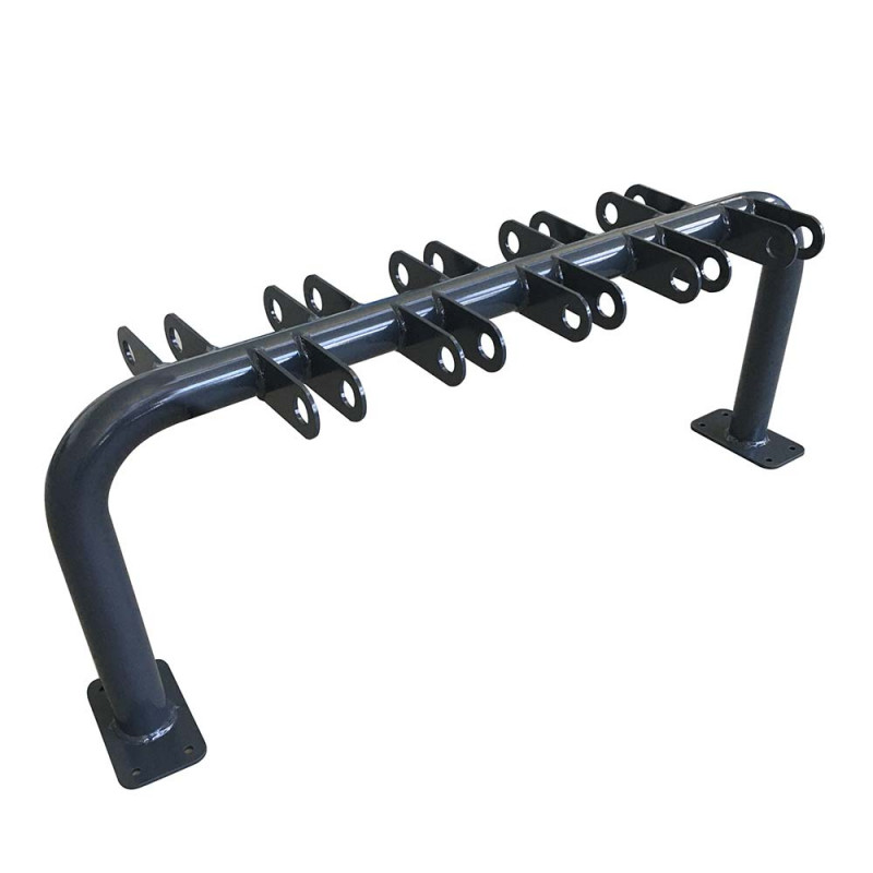 Parking en acier personnalisable pour trottinettes - Jusqu'à 10 places - Design soigné et sécurisé_1