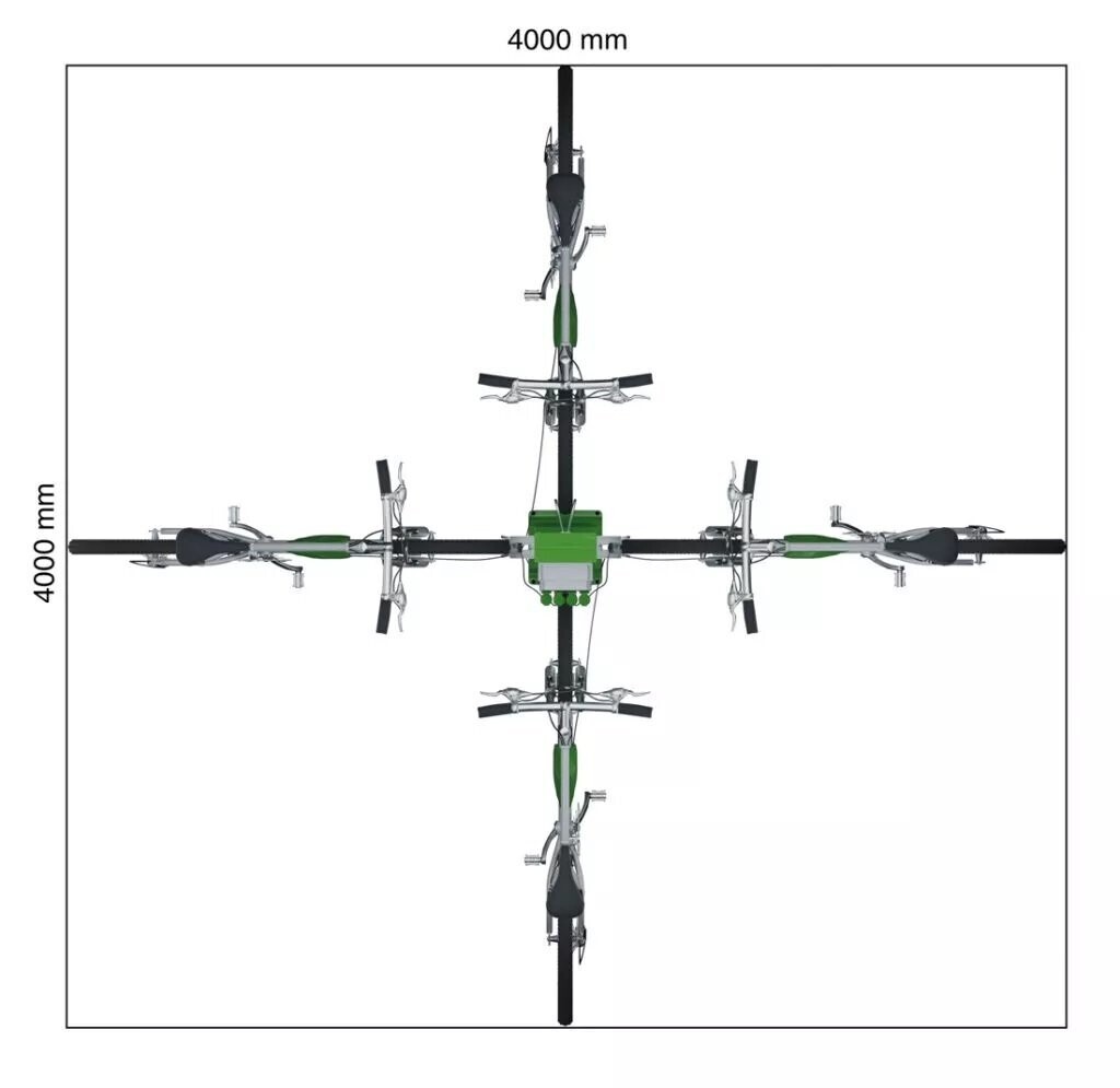 Station de recharge pour vélo électrique - Collectivités - Référence BTEHUB_1
