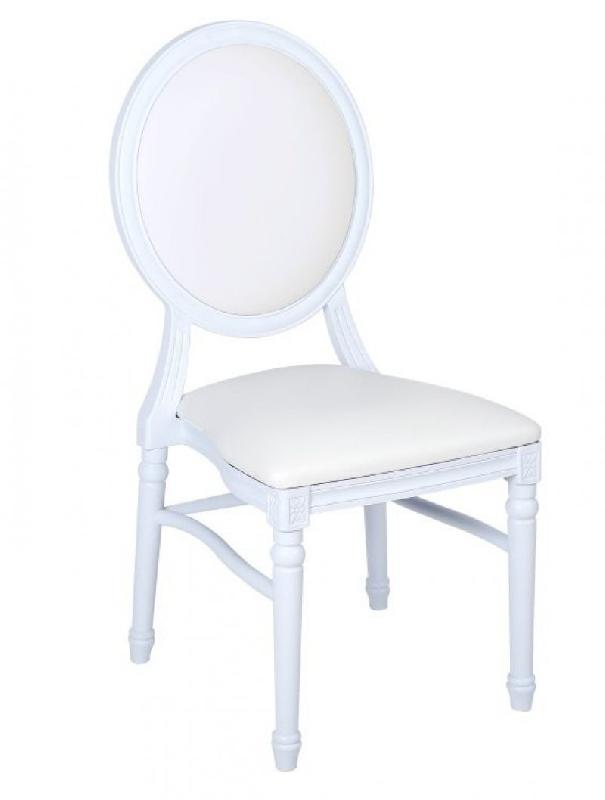 Lot de 4 Chaises - Médaillon en polypropylène - LOUIS_1