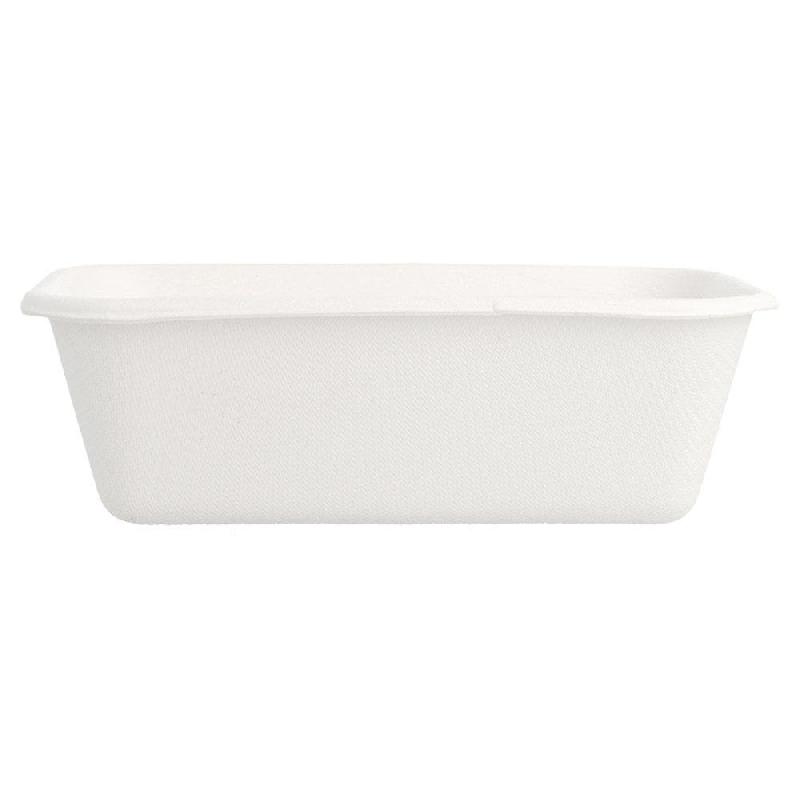Barquette bagasse blanche 370cc 13,5x9,6x4,2cm - par 600_1