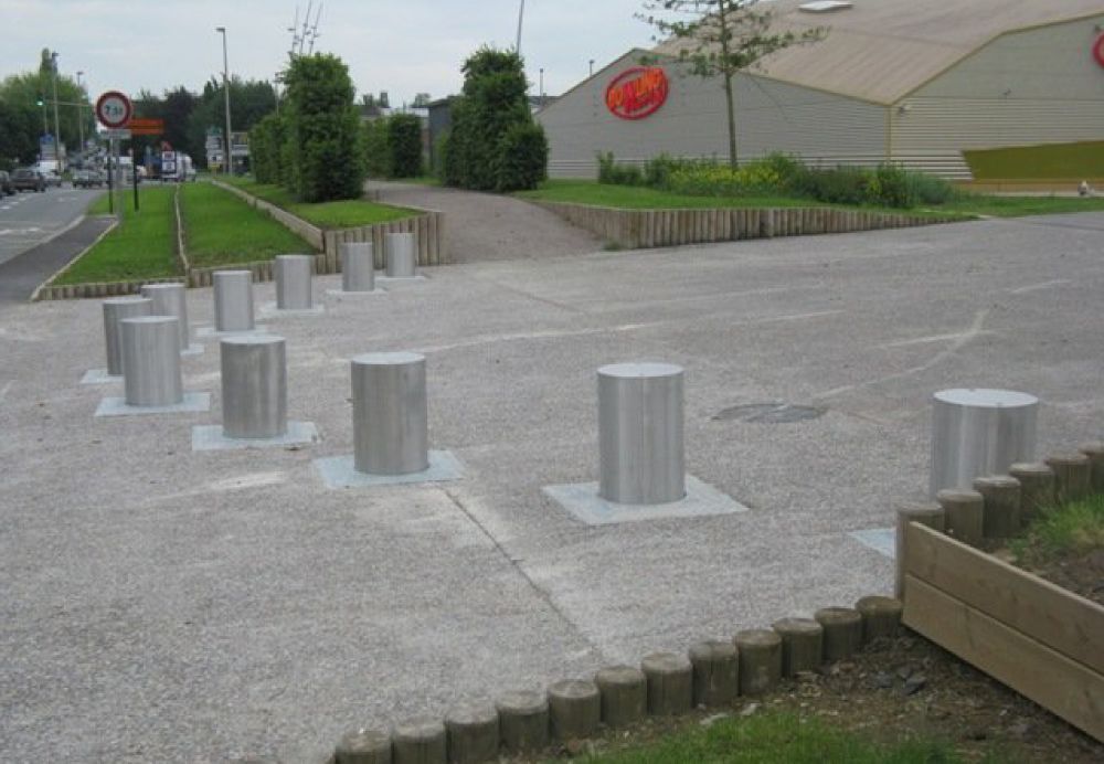 Borne STOPOTO Ø 406 pour régulation du trafic et contrôle d'accès