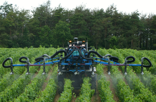 Cellule de pulvérisation pour tracteurs enjambeurs - vignobles étroits 0,90m à 2,00m - COMPACT SPEEDAIR et SUPAIR_1