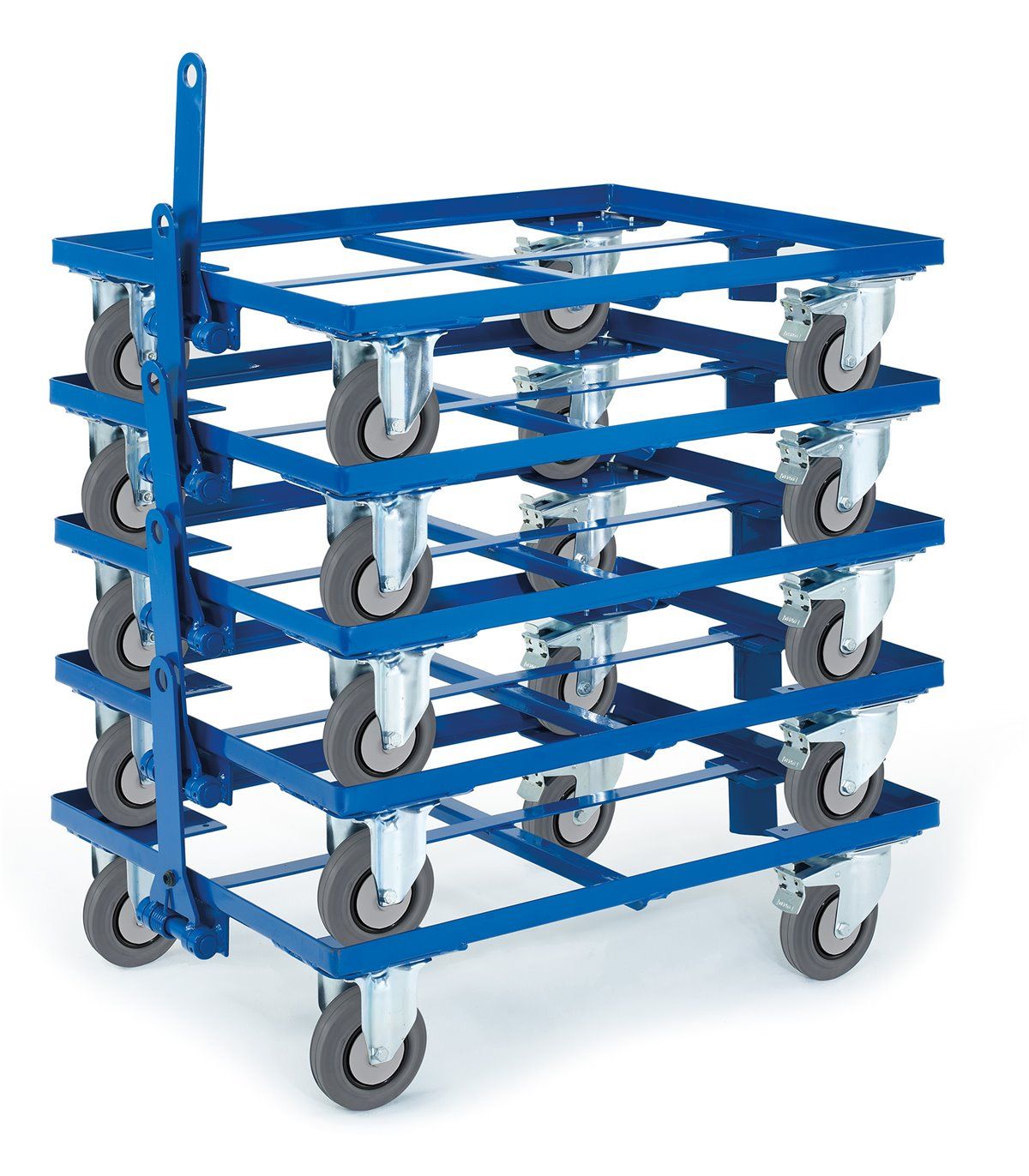 Chariot porte bac - Kalidesk - 250 kg - CB001-0301 - Cadre roulant pour bacs Norme Europe_1