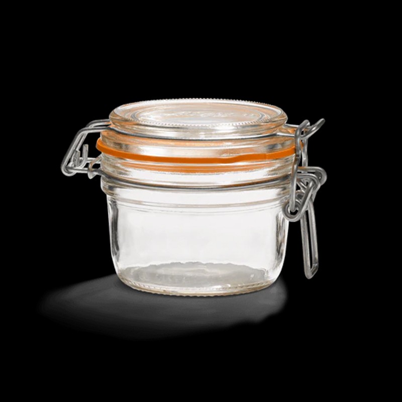 Pack de 6 bocaux Terrines Le Parfait Super 125 g Ø 70 mm (joint inclus). Fermeture inox - WL000026_1