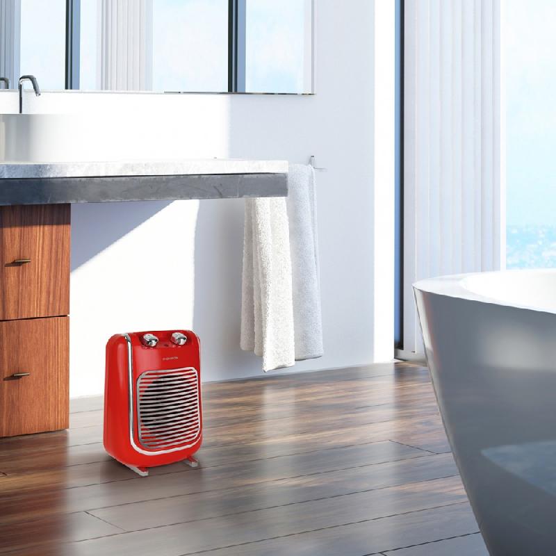 Radiateur soufflant mobile électrique THOMSON Fifty - 2000W - IP21 - Salle de bain_1