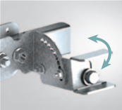 Support universel inclinable Uniteck - panneau solaire 300W - acier galvanisé - inclinaison 0° à 90°_1