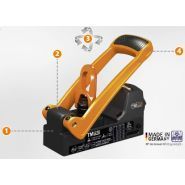 TML 250 - Électroaimant de levage Alfra - 250 kg max - Poids réduit, rotation 360°_1